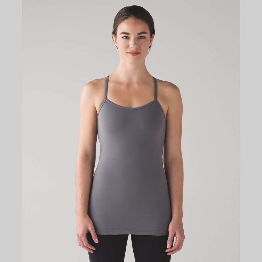 Lululemon Power Y Tank Slate - Size 2